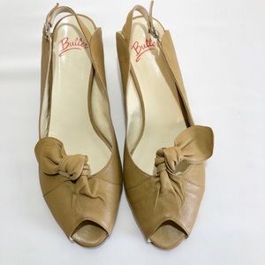 Butter Kitten Heel Slingback Shoes